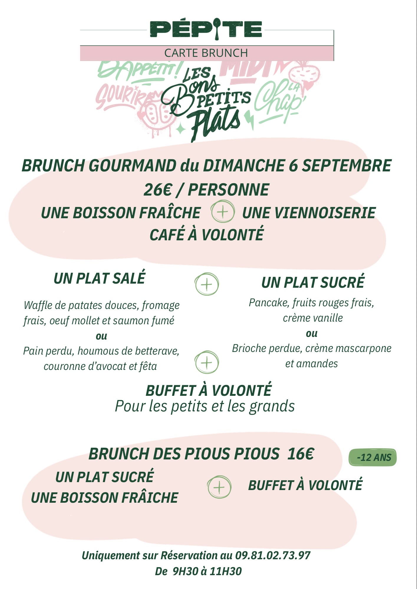 Brunch gourmand